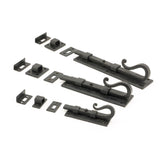 From The Anvil - External Beeswax 8" Shepherd's Crook Universal Bolt | Sku. 46544 | Trade Door Handles.