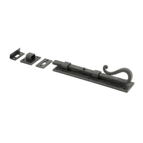 From The Anvil - External Beeswax 8" Shepherd's Crook Universal Bolt | Sku. 46544 | Trade Door Handles.