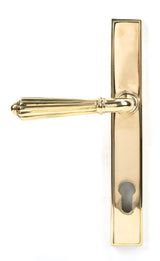 From The Anvil - Polished Brass Hinton Slimline Lever Espag. Lock Set | Sku. 46547 | Trade Door Handles.