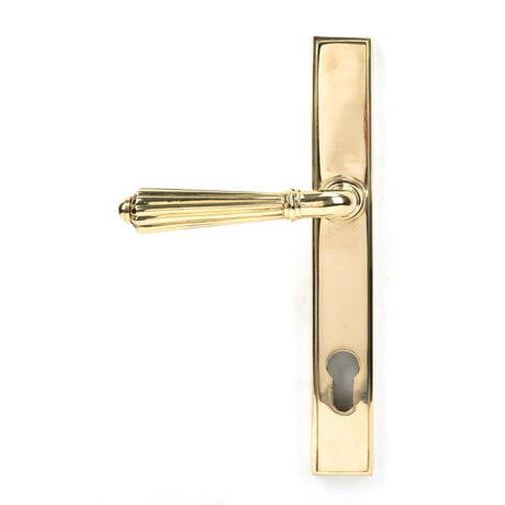From The Anvil - Polished Brass Hinton Slimline Lever Espag. Lock Set | Sku. 46547 | Trade Door Handles.
