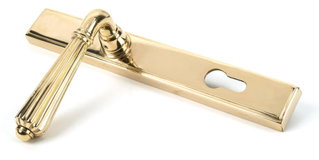 From The Anvil - Polished Brass Hinton Slimline Lever Espag. Lock Set | Sku. 46547 | Trade Door Handles.