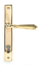From The Anvil - Polished Brass Hinton Slimline Lever Espag. Lock Set | Sku. 46547 | Trade Door Handles.