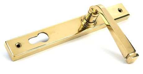 From The Anvil - Polished Brass Avon Slimline Lever Espag. Lock Set | Sku. 46548 | Trade Door Handles.