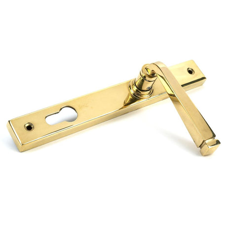 From The Anvil - Polished Brass Avon Slimline Lever Espag. Lock Set | Sku. 46548 | Trade Door Handles.