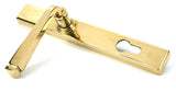 From The Anvil - Polished Brass Avon Slimline Lever Espag. Lock Set | Sku. 46548 | Trade Door Handles.