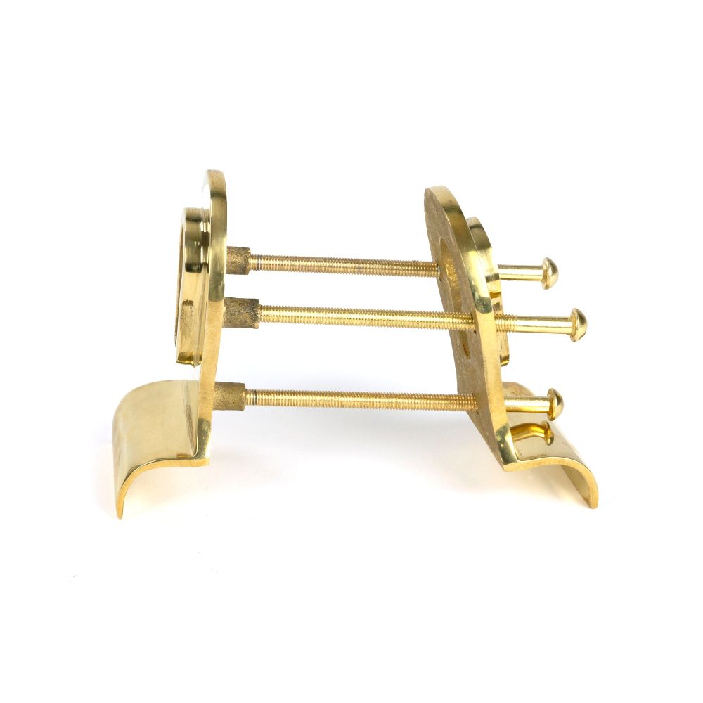 From The Anvil - Polished Brass 50mm Euro Door Pull (Back to Back fixings) | Sku. 46550 | Trade Door Handles.