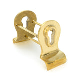 From The Anvil - Polished Brass 50mm Euro Door Pull (Back to Back fixings) | Sku. 46550 | Trade Door Handles.
