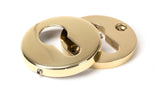 From The Anvil - Polished Brass 52mm Regency Concealed Escutcheon | Sku. 46551 | Trade Door Handles.