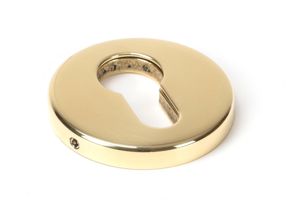 From The Anvil - Polished Brass 52mm Regency Concealed Escutcheon | Sku. 46551 | Trade Door Handles.
