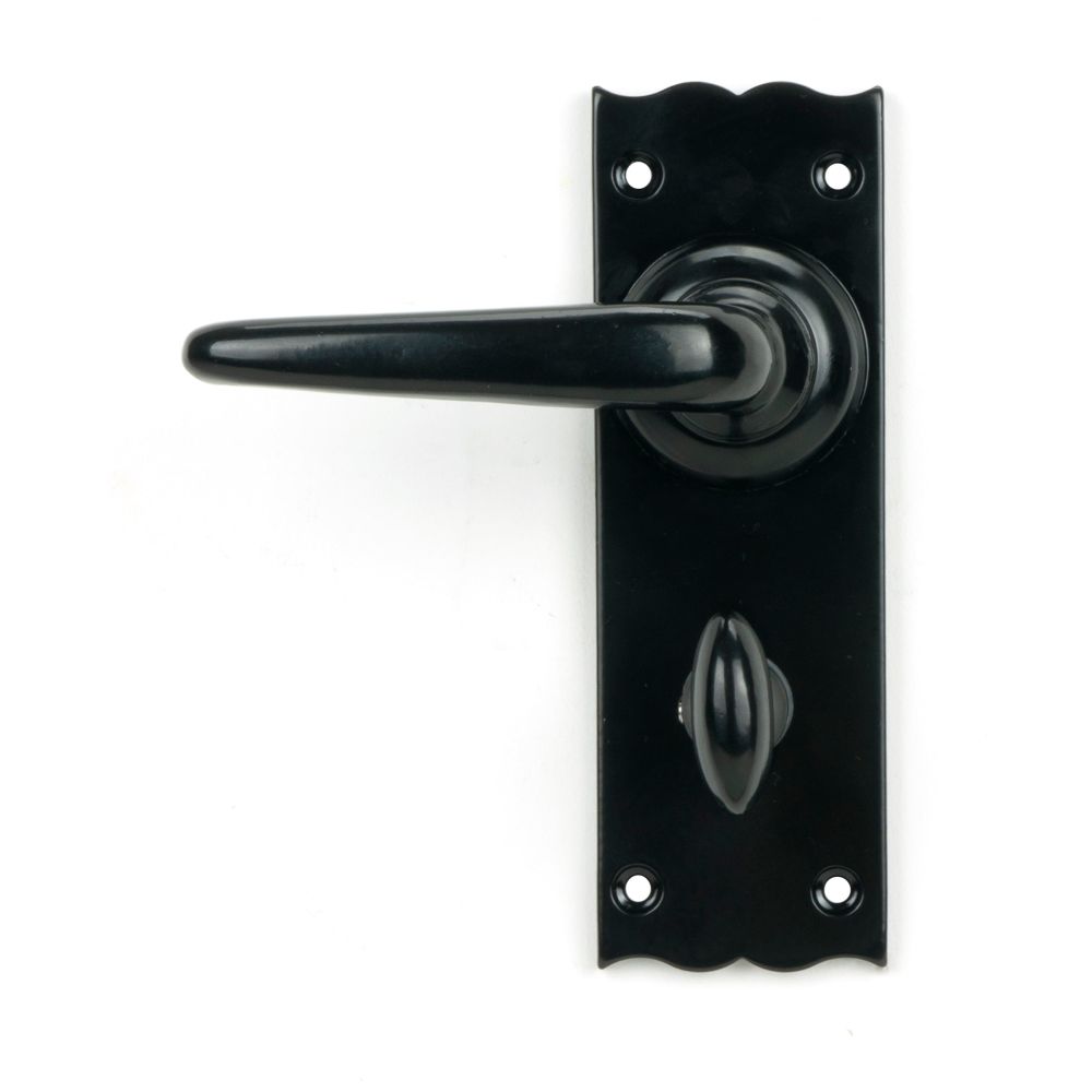 From The Anvil - Black Oak Lever Bathroom Set | Sku. 46569 | Trade Door Handles.