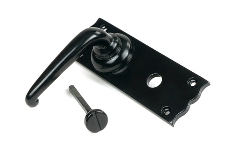 From The Anvil - Black Oak Lever Bathroom Set | Sku. 46569 | Trade Door Handles.