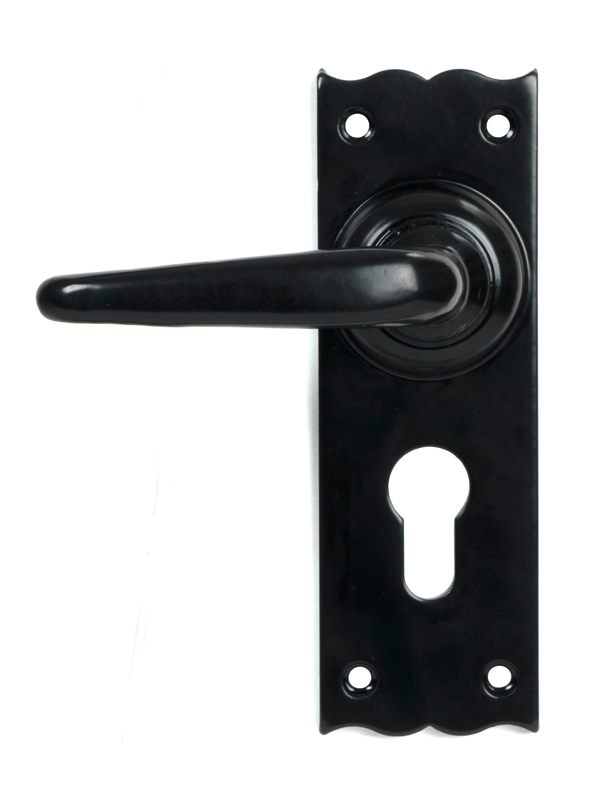 From The Anvil - Black Oak Lever Euro Lock Set | Sku. 46570 | Trade Door Handles.