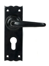 From The Anvil - Black Oak Lever Euro Lock Set | Sku. 46570 | Trade Door Handles.