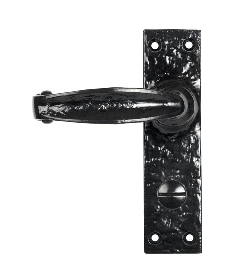 From The Anvil - Black Lever Bathroom Set | Sku. 46572 | Trade Door Handles.
