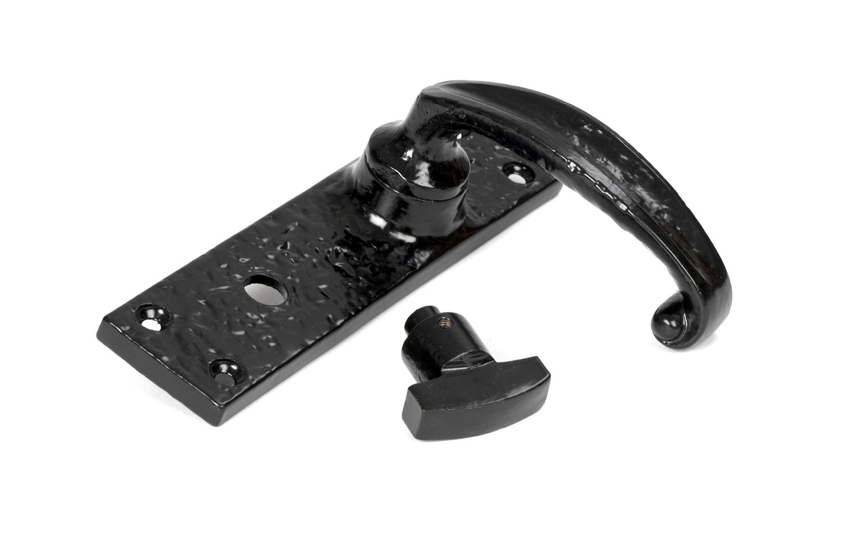 From The Anvil - Black Lever Bathroom Set | Sku. 46572 | Trade Door Handles.