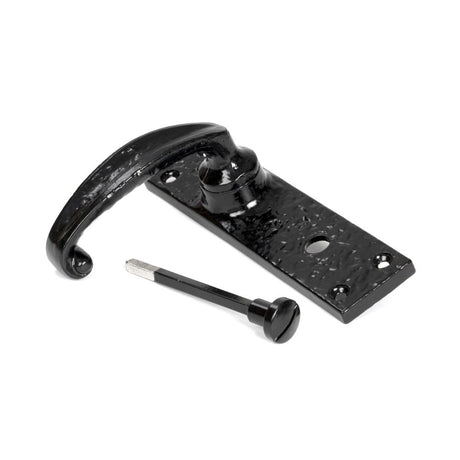 From The Anvil - Black Lever Bathroom Set | Sku. 46572 | Trade Door Handles.