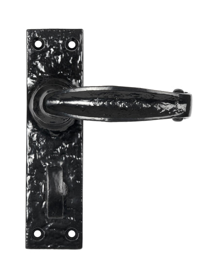 From The Anvil - Black Lever Bathroom Set | Sku. 46572 | Trade Door Handles.