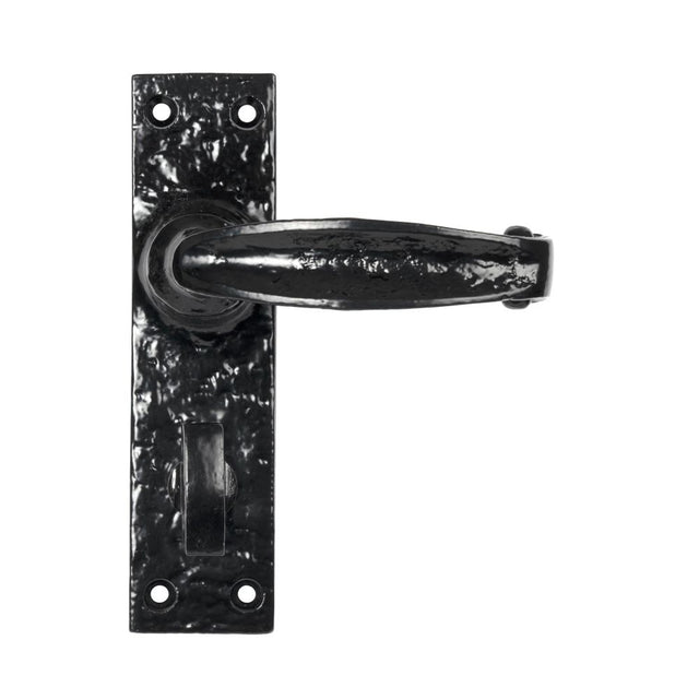 From The Anvil - Black Lever Bathroom Set | Sku. 46572 | Trade Door Handles.