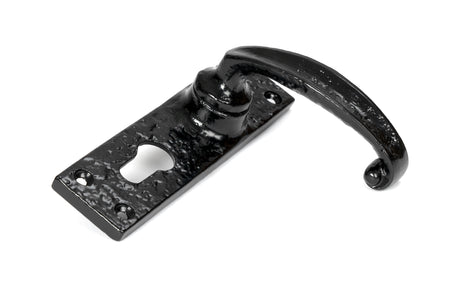 From The Anvil - Black Lever Euro Lock Set | Sku. 46573 | Trade Door Handles.