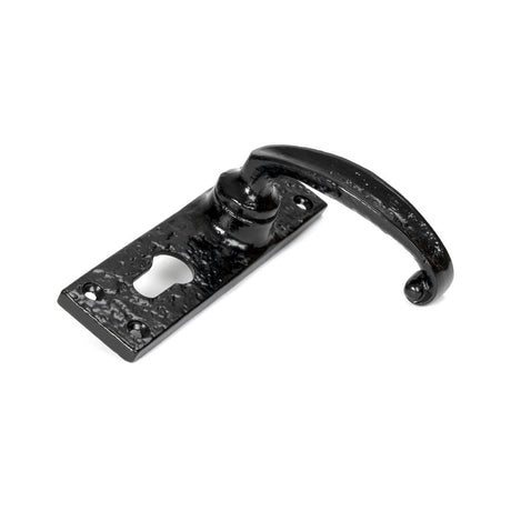 From The Anvil - Black Lever Euro Lock Set | Sku. 46573 | Trade Door Handles.