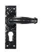 From The Anvil - Black Lever Euro Lock Set | Sku. 46573 | Trade Door Handles.
