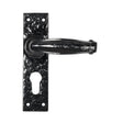 From The Anvil - Black Lever Euro Lock Set | Sku. 46573 | Trade Door Handles.