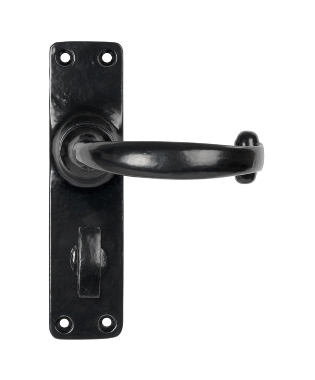 From The Anvil - Black MF Lever Bathroom Set | Sku. 46575 | Trade Door Handles.