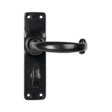 From The Anvil - Black MF Lever Bathroom Set | Sku. 46575 | Trade Door Handles.