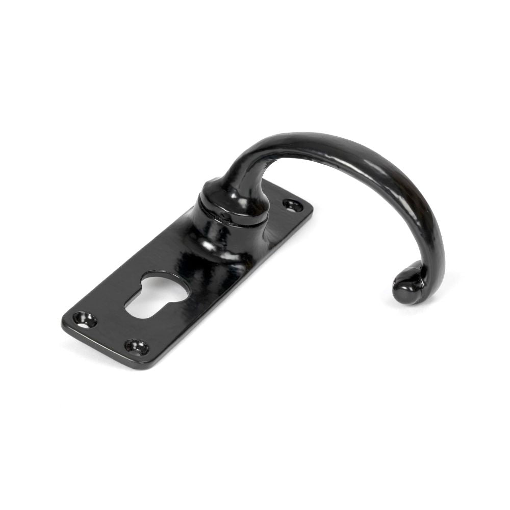 From The Anvil - Black MF Lever Euro Lock Set | Sku. 46576 | Trade Door Handles.