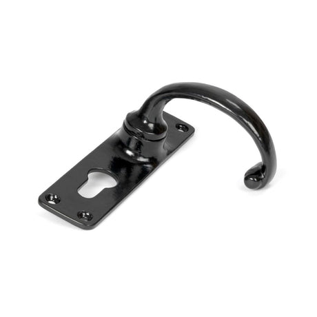 From The Anvil - Black MF Lever Euro Lock Set | Sku. 46576 | Trade Door Handles.
