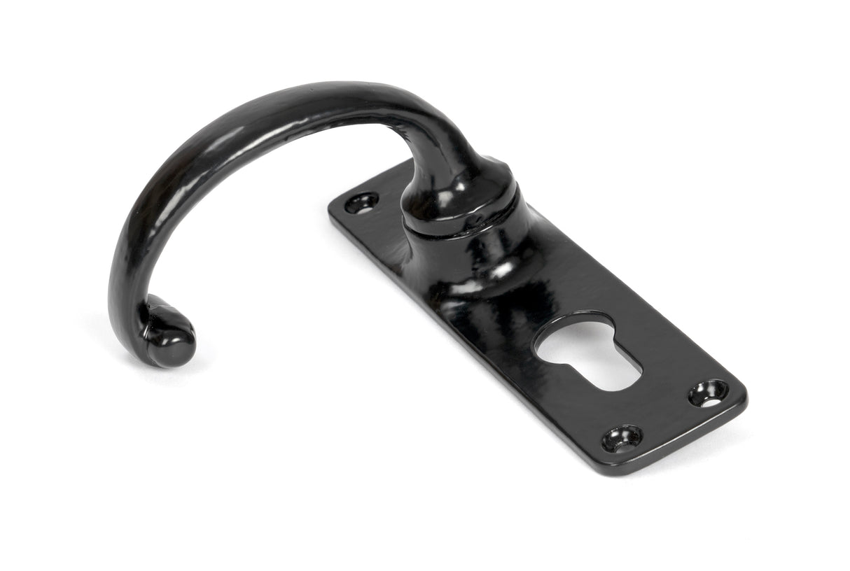 From The Anvil - Black MF Lever Euro Lock Set | Sku. 46576 | Trade Door Handles.