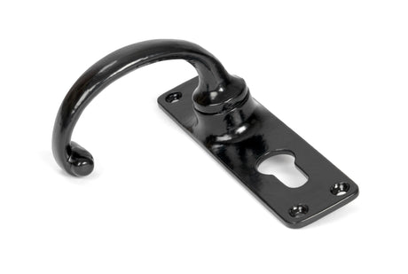 From The Anvil - Black MF Lever Euro Lock Set | Sku. 46576 | Trade Door Handles.