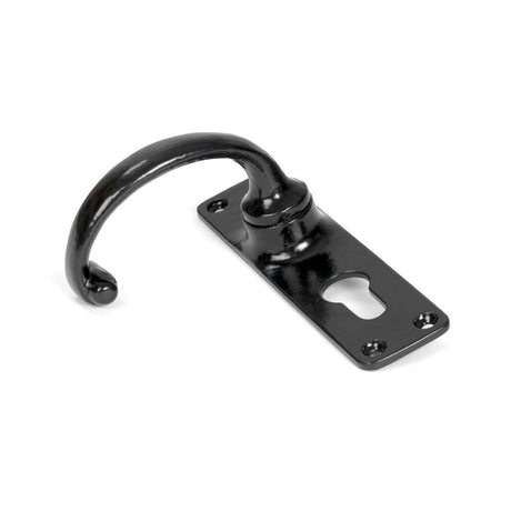 From The Anvil - Black MF Lever Euro Lock Set | Sku. 46576 | Trade Door Handles.
