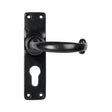 From The Anvil - Black MF Lever Euro Lock Set | Sku. 46576 | Trade Door Handles.