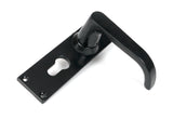 From The Anvil - Black Deluxe Lever Euro Lock Set | Sku. 46578 | Trade Door Handles.