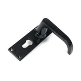 From The Anvil - Black Deluxe Lever Euro Lock Set | Sku. 46578 | Trade Door Handles.