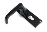 From The Anvil - Black Deluxe Lever Euro Lock Set | Sku. 46578 | Trade Door Handles.