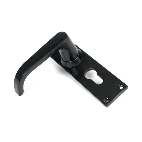 From The Anvil - Black Deluxe Lever Euro Lock Set | Sku. 46578 | Trade Door Handles.