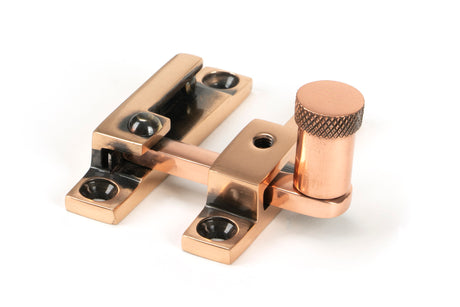 From The Anvil - Polished Bronze Brompton Quadrant Fastener - Narrow | Sku. 46579 | Trade Door Handles.