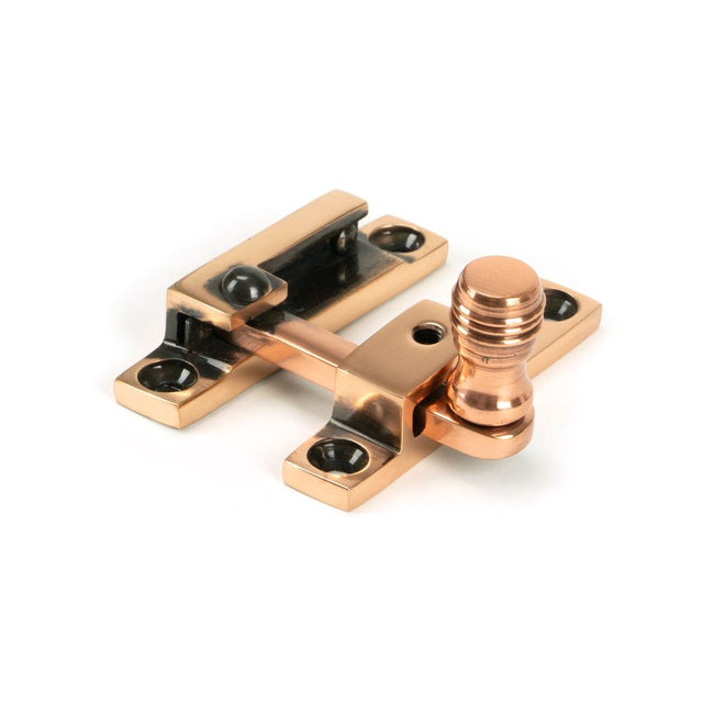 From The Anvil - Polished Bronze Mushroom Quadrant Fastener - Narrow | Sku. 46582 | Trade Door Handles.