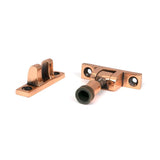 From The Anvil - Polished Bronze Brompton Brighton Fastener - Narrow (Square) | Sku. 46583 | Trade Door Handles.