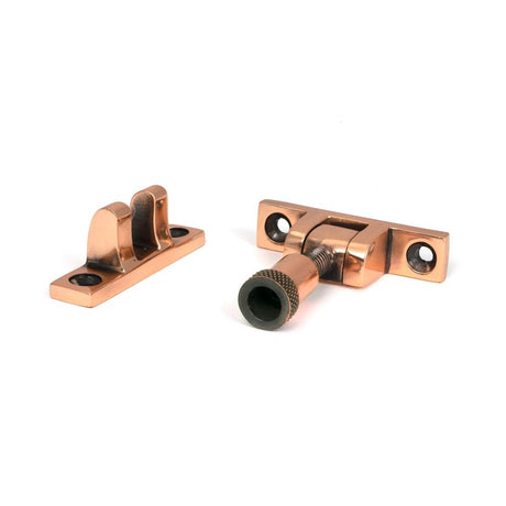 From The Anvil - Polished Bronze Brompton Brighton Fastener - Narrow (Square) | Sku. 46583 | Trade Door Handles.