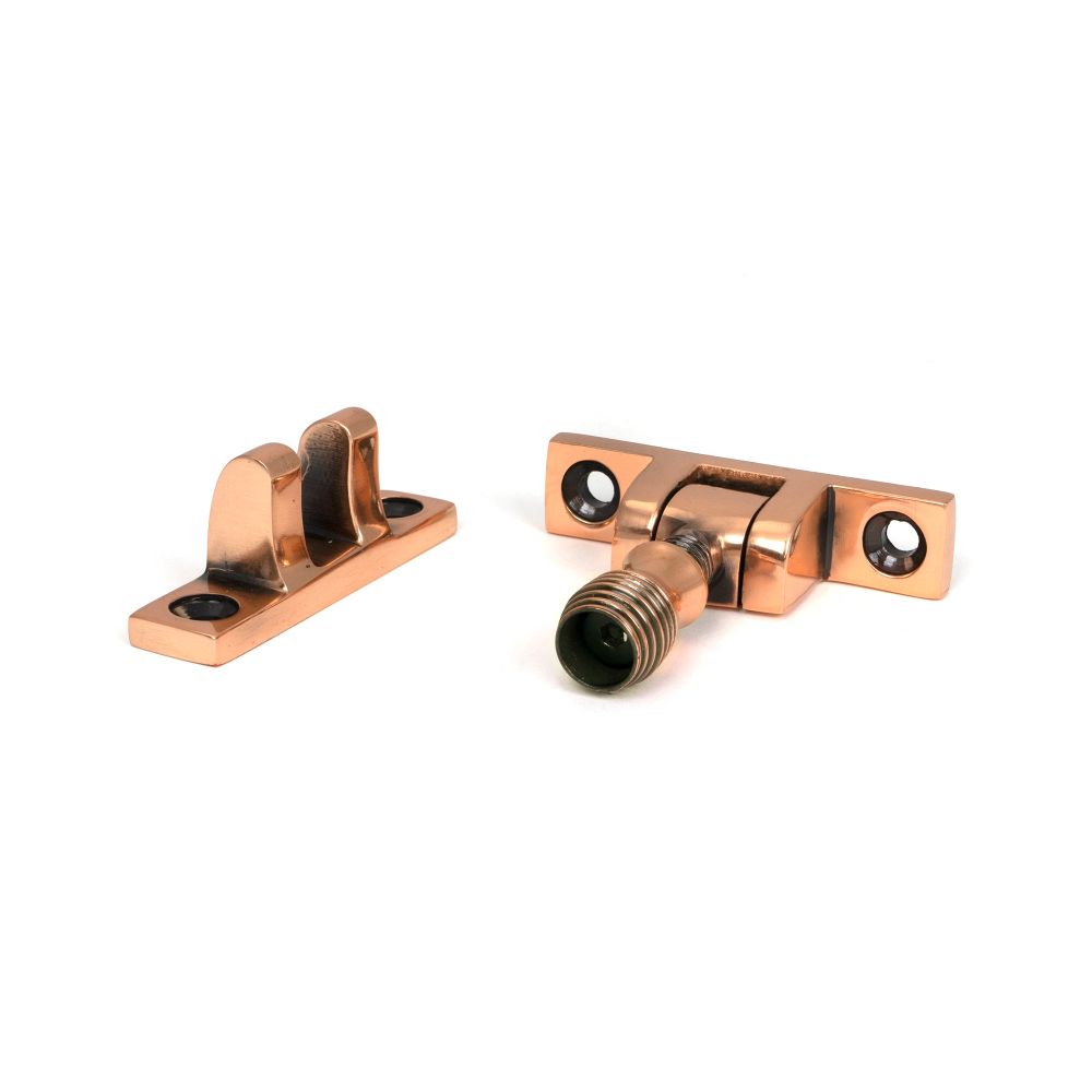 From The Anvil - Polished Bronze Beehive Brighton Fastener - Narrow (Square) | Sku. 46585 | Trade Door Handles.