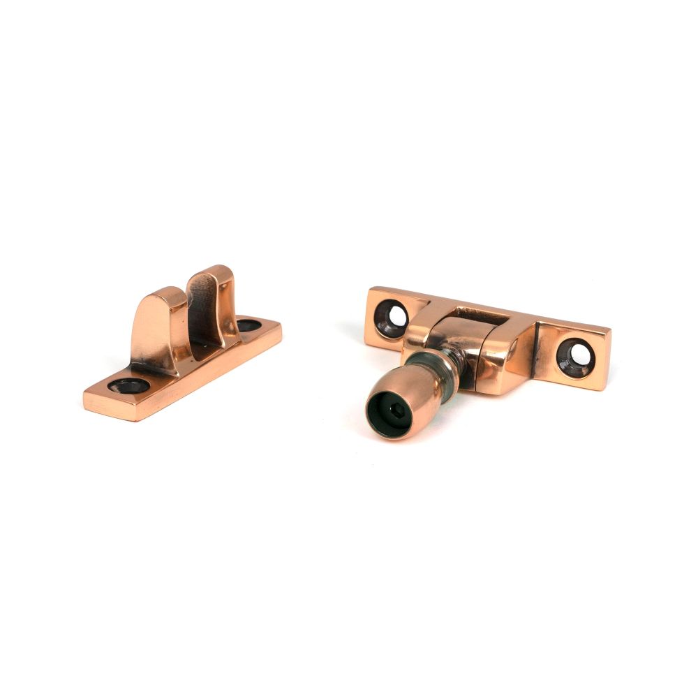 From The Anvil - Polished Bronze Mushroom Brighton Fastener - Narrow (Square) | Sku. 46586 | Trade Door Handles.