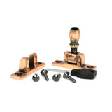 From The Anvil - Polished Bronze Mushroom Brighton Fastener - Narrow (Square) | Sku. 46586 | Trade Door Handles.