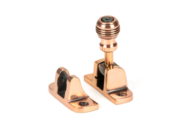 From The Anvil - Polished Bronze Prestbury Brighton Fastener (Radiused) | Sku. 46588 | Trade Door Handles.