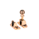 From The Anvil - Polished Bronze Prestbury Brighton Fastener (Radiused) | Sku. 46588 | Trade Door Handles.