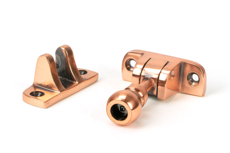 From The Anvil - Polished Bronze Mushroom Brighton Fastener (Radiused) | Sku. 46590 | Trade Door Handles.