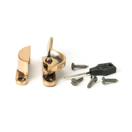 From The Anvil - Polished Bronze Fitch Fastener | Sku. 46591 | Trade Door Handles.