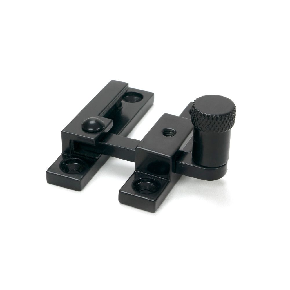 From The Anvil - Black Brompton Quadrant Fastener - Narrow | Sku. 46592 | Trade Door Handles.